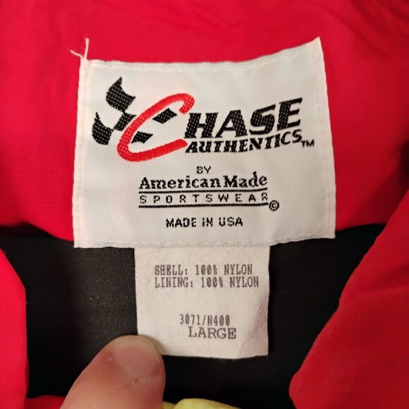 VTG NASCAR Jeff Gordon DuPont Racing Chase Authentics LS Jacket Mens L USA Made - Picture 7 of 11